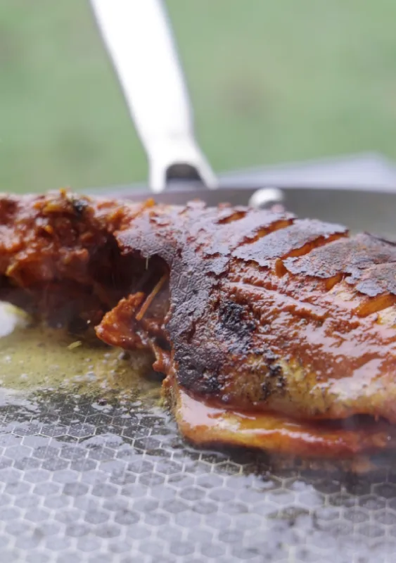 Sear and flip