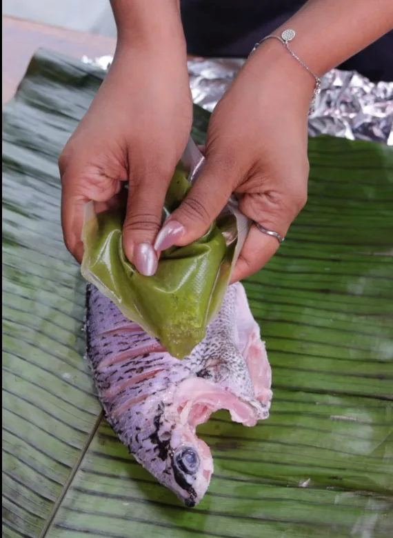 Apply the marinade